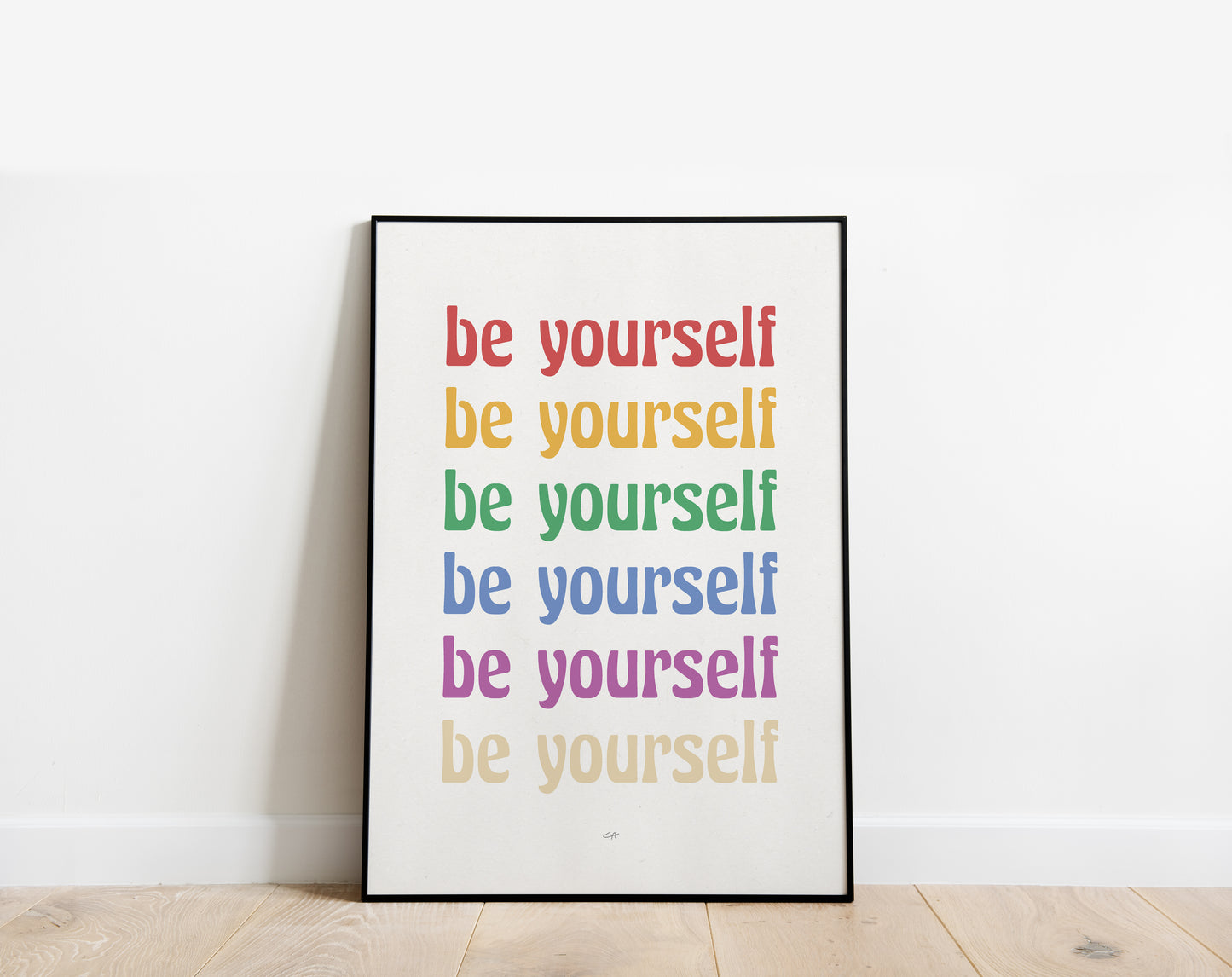 Be yourself | Plakat