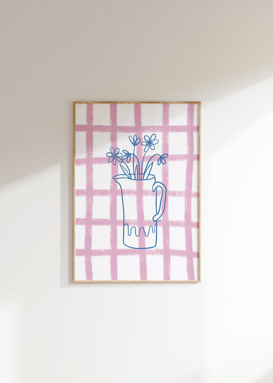 Blomster i kande | Plakat