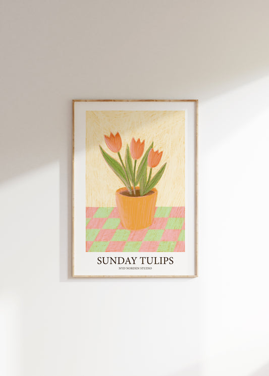 Sunday tulips | Plakat