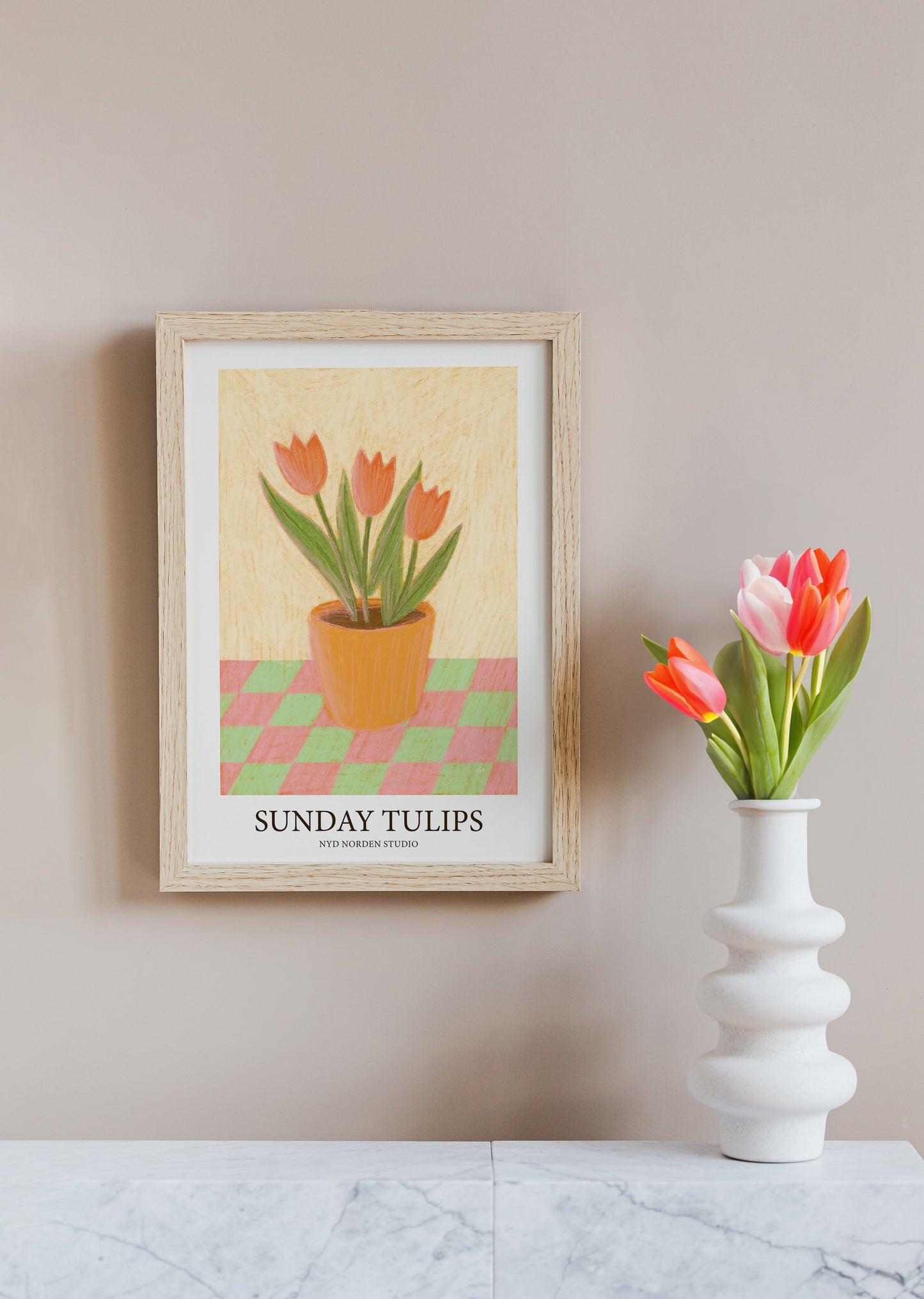 Sunday tulips | Plakat